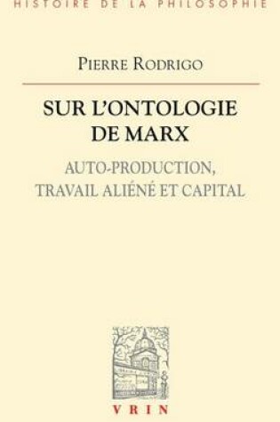 Cover of Sur l'Ontologie de Marx