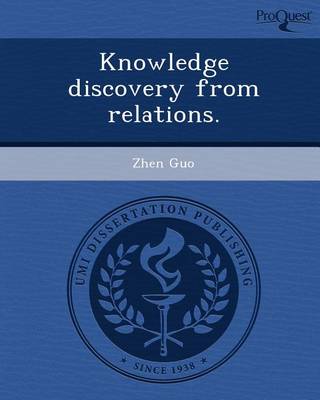 Book cover for Knowledge Discovery from Relations