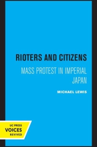 Cover of Rioters and Citizens