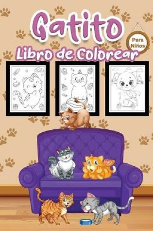 Cover of Gatito Libro de Colorear para Niños