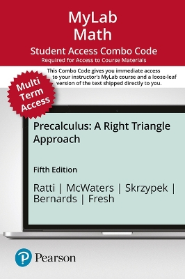 Book cover for Mylab Math with Pearson Etext -- 24-Month Combo Access Card -- For Precalculus