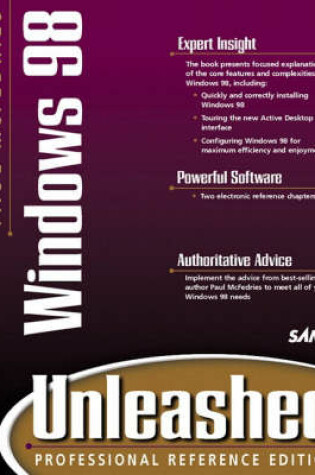 Cover of Paul McFedries' Windows 98 Unleashed, Professional Reference Edition
