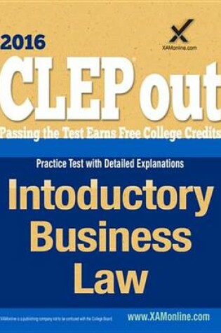Cover of CLEP Introductory Business Law