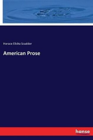 Cover of American Prose