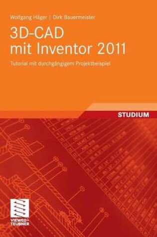 Cover of 3d-CAD Mit Inventor 2011