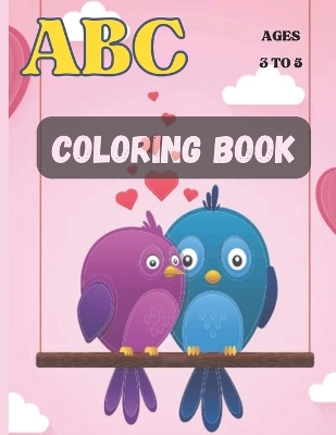 Book cover for ABC color book for age 3-5