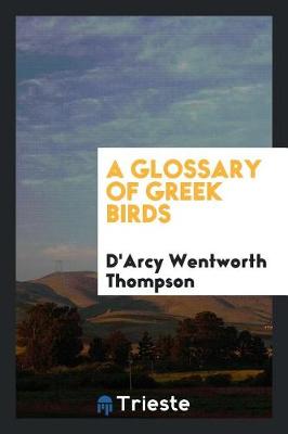 Book cover for A Glossary of Greek Birds