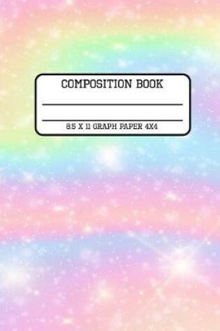 Cover of Composition Book Graph Paper 4x4