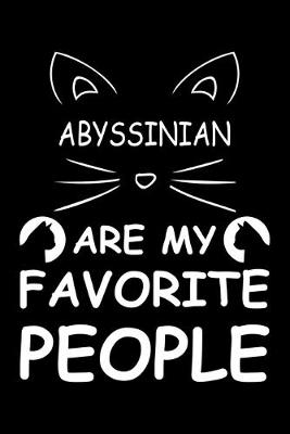 Book cover for Abyssinian Are My Favorite People