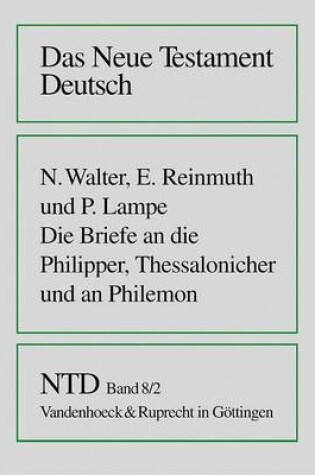 Cover of Die Briefe an Die Philipper, Thessalonicher Und an Philemon