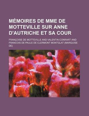 Book cover for Memoires de Mme de Motteville Sur Anne D'Autriche Et Sa Cour (2)