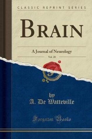 Cover of Brain, Vol. 20