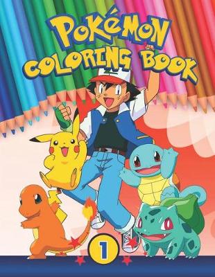 Book cover for Pokemon Coloring Book Part 1