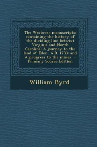 Cover of The Westover Manuscripts