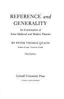 Cover of Reference and Generality