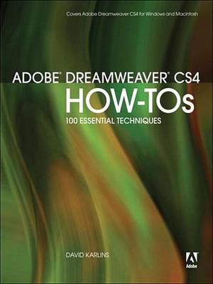 Book cover for Adobe Dreamweaver Cs4 How-Tos