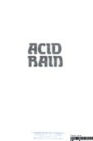 Cover of Acid Rain