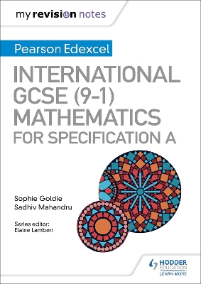 Book cover for International GCSE (9-1) Mathematics for Pearson Edexcel Specification A