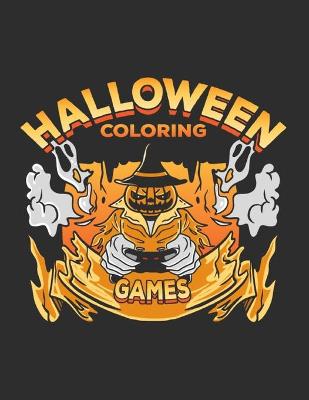 Book cover for Halloween Coloring Games