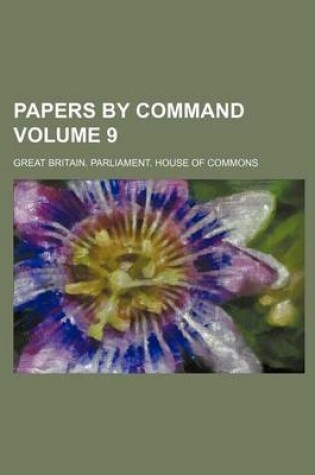 Cover of Papers by Command Volume 9