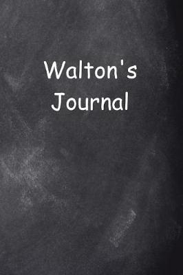 Cover of Walton Personalized Name Journal Custom Name Gift Idea Walton