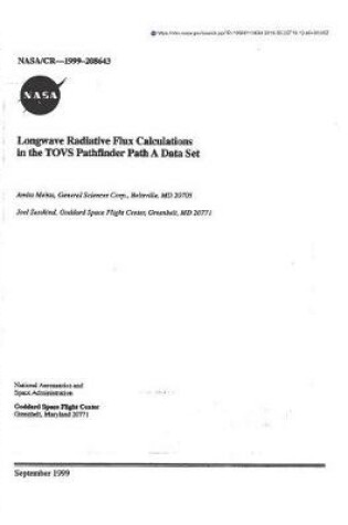 Cover of Longwave Radiative Flux Calculations in the Tovs Pathfinder Path a Data Set