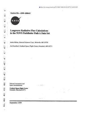 Book cover for Longwave Radiative Flux Calculations in the Tovs Pathfinder Path a Data Set