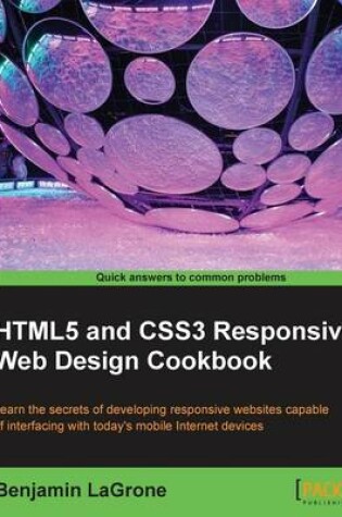 Cover of Html5 and Css3 Responsive Web Design Cookbook