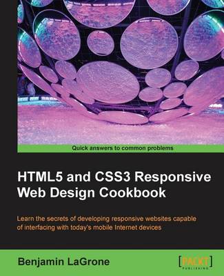 Book cover for Html5 and Css3 Responsive Web Design Cookbook