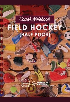 Book cover for Coach Notebook - Field Hockey (Half pitch)