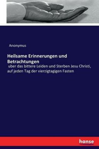 Cover of Heilsame Erinnerungen und Betrachtungen