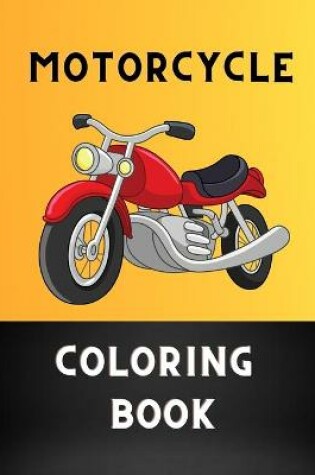 Cover of Motorcycle coloring book