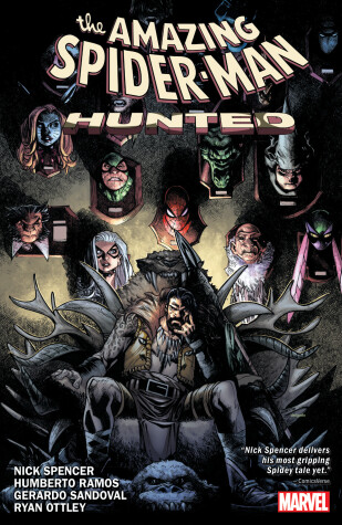 Book cover for AMAZING SPIDER-MAN: HUNTED