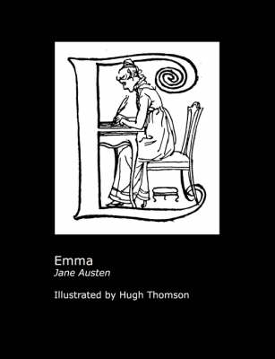 Book cover for Jane Austen's Emma. Illustrated by Hugh Thomson.