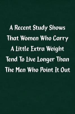 Book cover for A Recent Study Shows That Women Who Carry a Little Extra Weight Tend to Live Longer Than the Men Who Point It Out