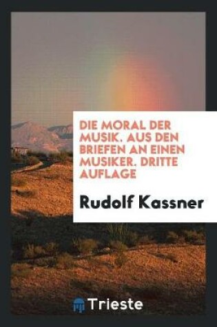 Cover of Die Moral Der Musik
