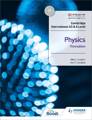 Book cover for Cambridge International AS & A Level Physics Student's Book 3rd edition