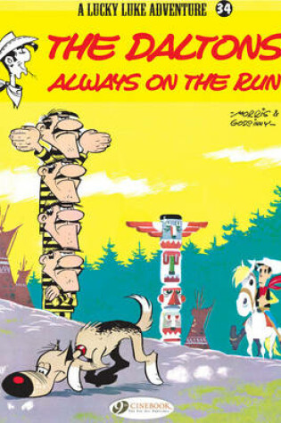 Cover of Lucky Luke 34 - The Daltons Always on the Run