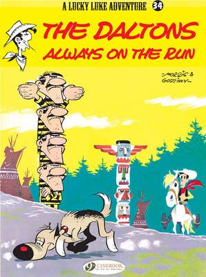 Book cover for Lucky Luke 34 - The Daltons Always on the Run