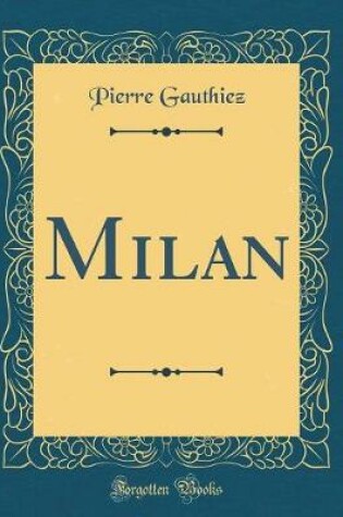 Cover of Milan (Classic Reprint)