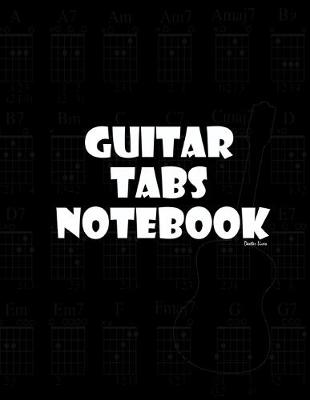 Book cover for Guitar Tabs Notebook