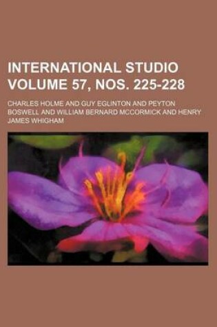 Cover of International Studio Volume 57, Nos. 225-228