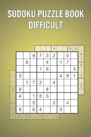 Cover of Sudoku Puzzle Book Difficult