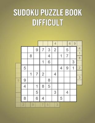 Book cover for Sudoku Puzzle Book Difficult