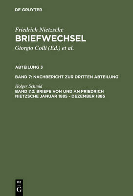 Book cover for Briefe Von Und an Friedrich Nietzsche Januar 1885 - Dezember 1886