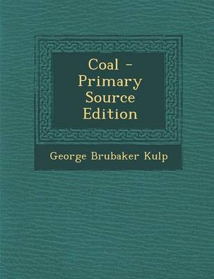 Book cover for Coal - Primary Source Edition