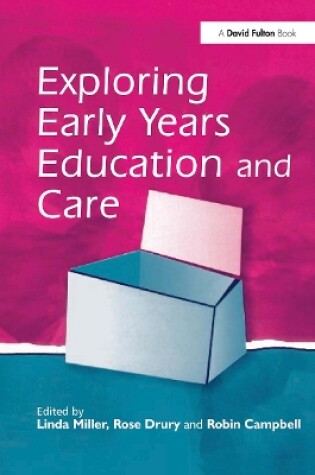Cover of Exploring Early Years Education and Care