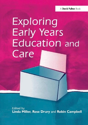 Book cover for Exploring Early Years Education and Care