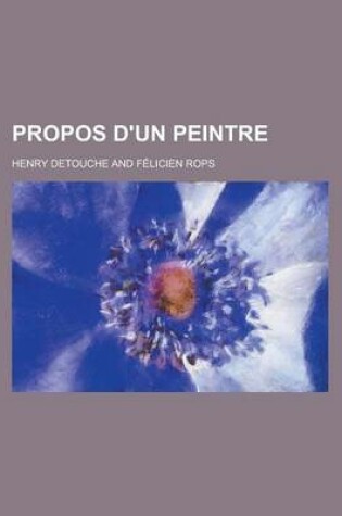 Cover of Propos D'Un Peintre