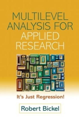 Cover of Multilevel Analysis for Applied Research